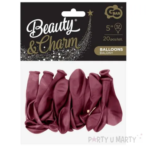 balony beauty and charm pastelowe sliwkowy godan 5 20 szt