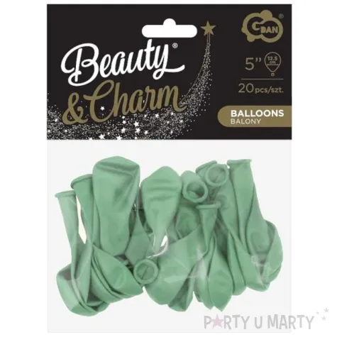 balony beauty and charm pastelowe zielony blady godan 5 20 szt