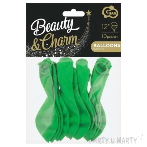 balony beauty and charm pastelowe zielony godan 12 10 szt