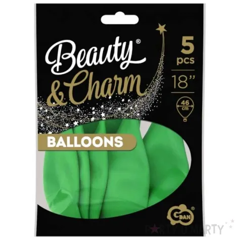 balony beauty and charm pastelowe zielony godan 18 5 szt