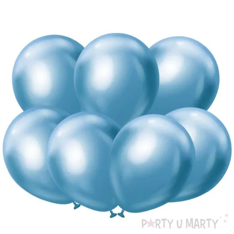 balony beauty and charm platynowe niebieskie jasne godan 12 7 szt