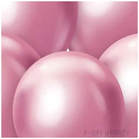 balony beauty and charm platynowe rozowy jasny godan 18 5 szt