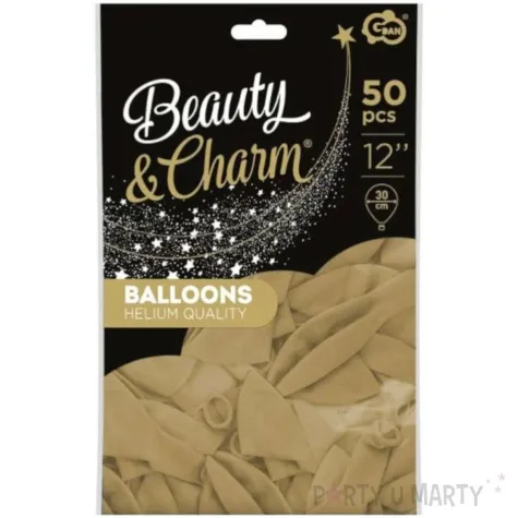 balony beauty and charm platynowe szampanski godan 12 50 szt