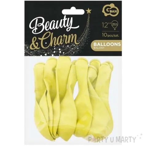 balony beauty and charm waniliowy godan 12 10 szt