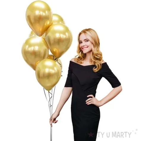 balony beauty and charm zloty platynowy godan 12 50 szt