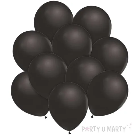 balony beauty charm czarny metalik godan 12 10 szt