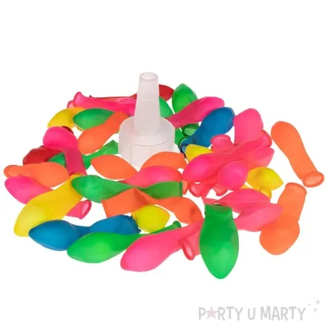 balony bomby wodne samozaciskowe mix arpex 100 szt