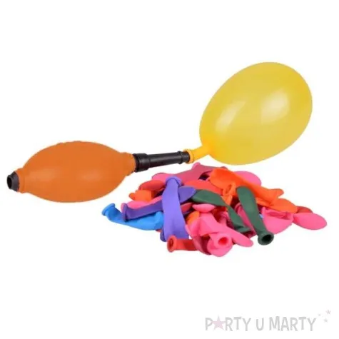 balony bomby wodne z pompka pomaranczowe arpex 45 szt