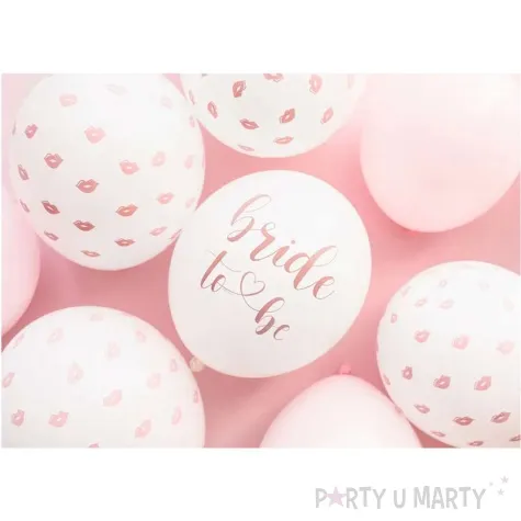 balony bride to be bialy partydeco 12 50 szt
