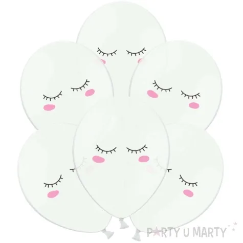 balony chmurka buzia pastel biale 12 strong 6 szt