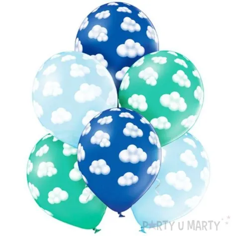 balony chmurki boy pastel mix belbal 12 6 szt
