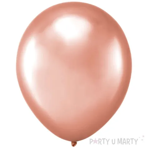 balony chrom rozowe zloto partypal 10 10 szt