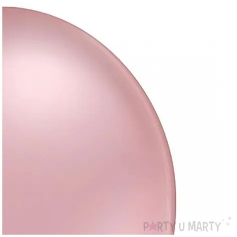 balony chromowane lustrzane glossy rozowe jasne dekoracja na urodziny slub belbal 12 x100