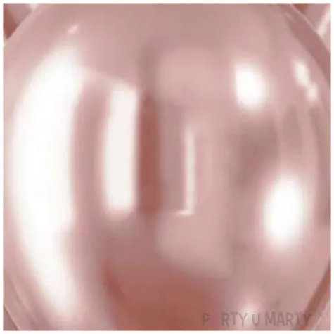 balony chromowane rozowe arpex 12 5 szt