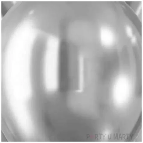 balony chromowane srebrne arpex 12 5 szt