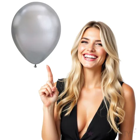 balony chromowane srebrne qualatex 11 100 szt