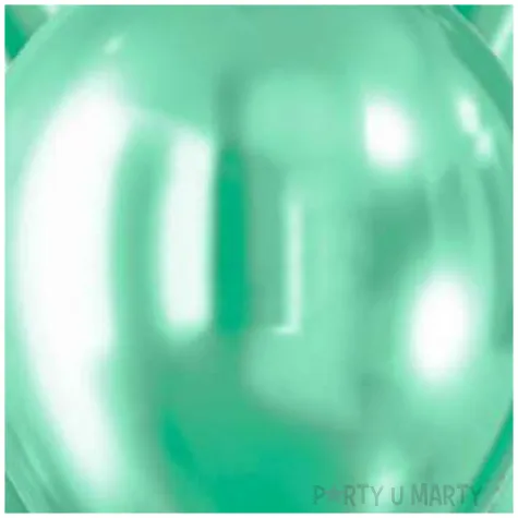 balony chromowane zielone arpex 12 5 szt