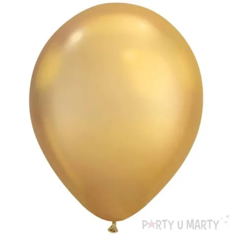 balony chromowane zlote qualatex 11 100 szt