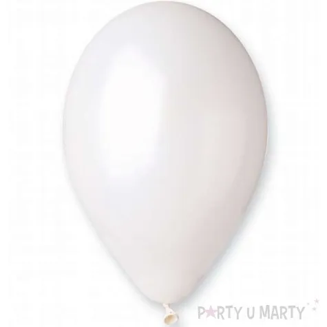 balony classic bialy metalik gemar 13 50 szt