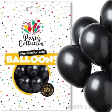 balony classic czarny partycollection 12 50 szt