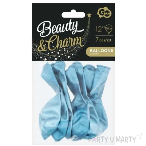 balony classic godan metalik niebieski 12 7 szt