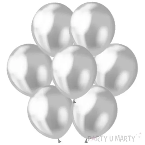 balony classic godan metalik srebrny 12 7 szt