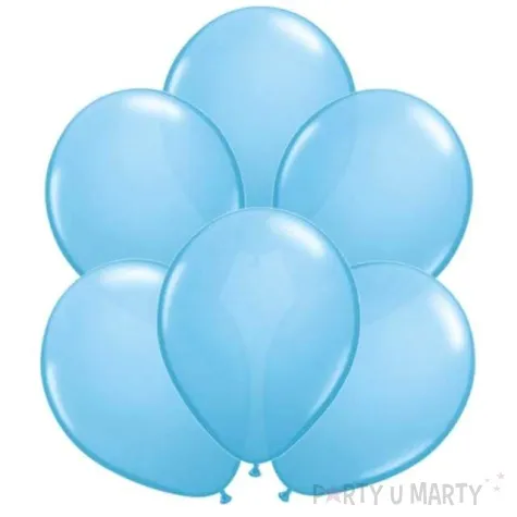 balony classic jasnoniebieskie qualatex 11 6 szt