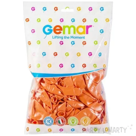 balony classic lososiowy metalik gemar 10 100 szt