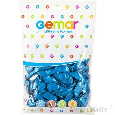 balony classic niebieski metalik gemar 13 50 szt