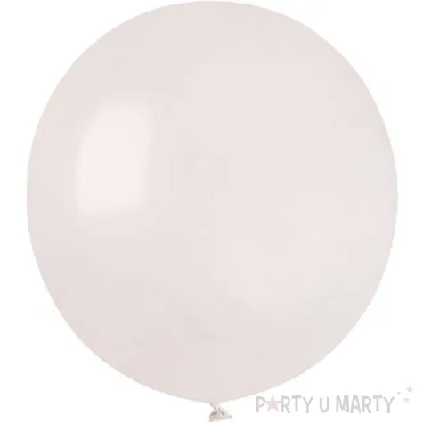 balony classic perlowo bialy metalik gemar 50 szt