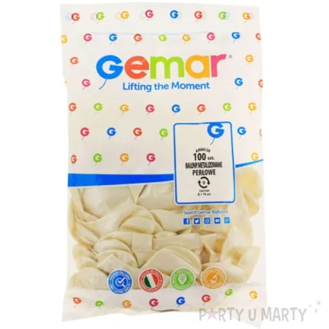 balony classic perlowy metalik gemar 8 100 szt
