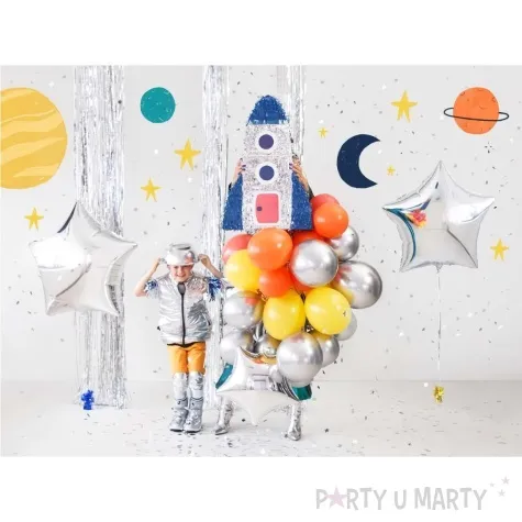 balony classic srebrny chrom partydeco 12 20 szt
