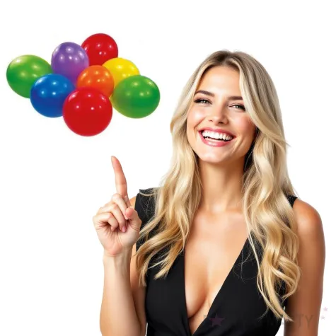 balony classic transparentny mix amscan 9 8 szt