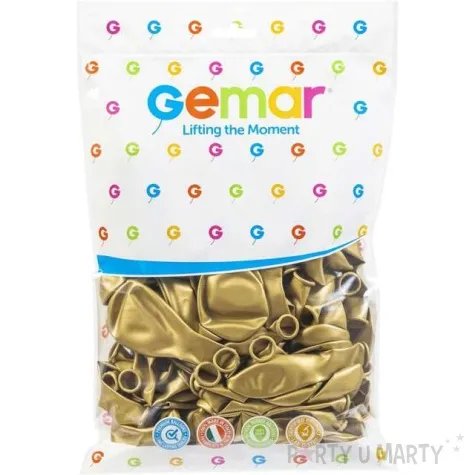 balony classic zloty metalik gemar 10 100 szt