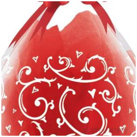 balony crystal filigranowe wzory transparentny qualatex 18 25 szt