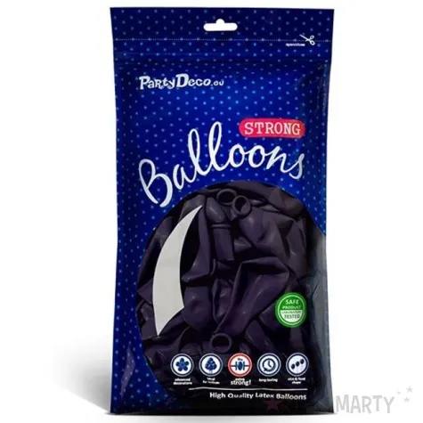 balony crystal fioletowe 10 strong 100 szt