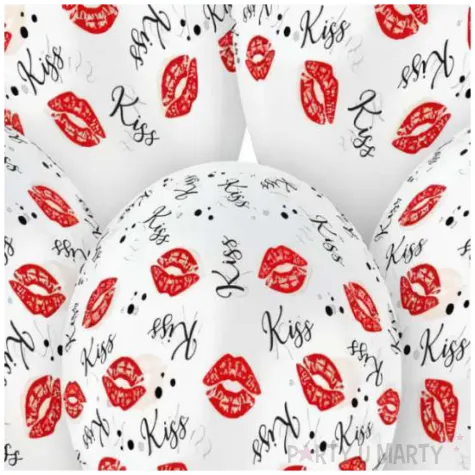 balony crystal kiss transparentny gemar 13 5 szt