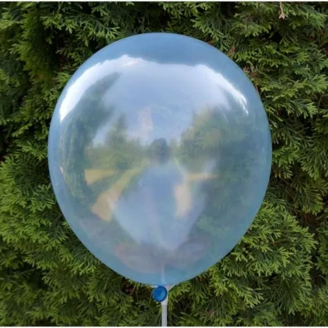 balony crystal niebieskie dekoracje polska 12 5 szt