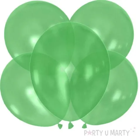 balony crystal zielone dekoracje polska 12 5 szt