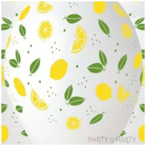 balony cytryny transparent gemar 13 5 szt