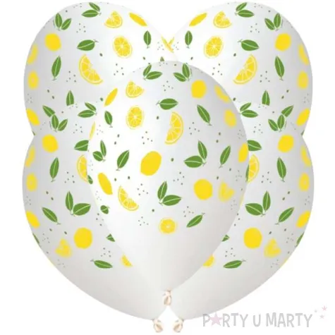 balony cytryny transparent gemar 13 5 szt