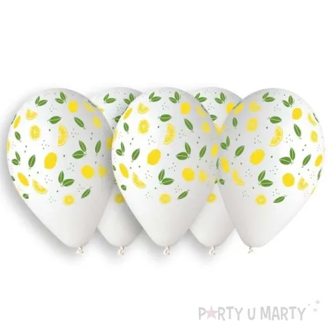 balony cytryny transparent gemar 13 5 szt