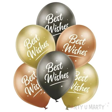 balony d11 glossy best wishes belbal 12 6 szt