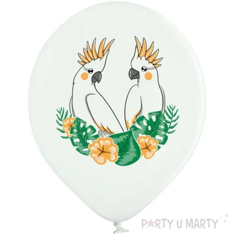 balony d11 summer vibes bialy pastel belbal 12 6 szt