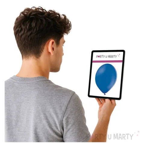 balony d5 pastel niebieski ciemny belbal 5 100 szt