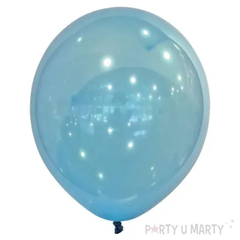 balony decor premium droplets niebieskie amscan 11 50 szt
