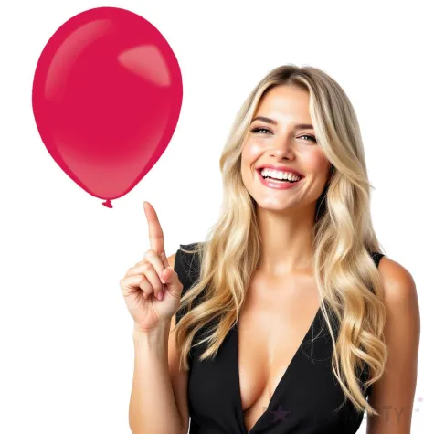 balony decor premium fashion czerwone ciemne amscan 11 50 szt