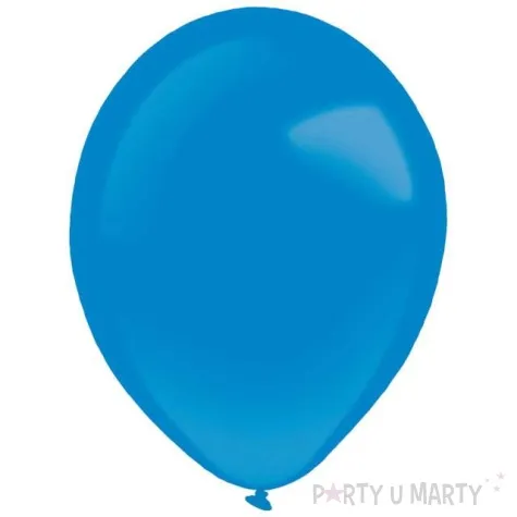 balony decor premium metallic niebieskie jasne amscan 11 50 szt