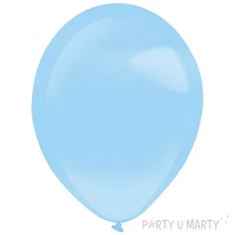 balony decor premium pearl blekitne jasne amscan 11 50 szt