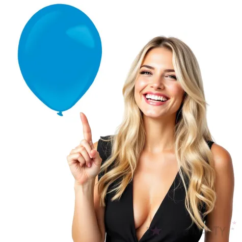 balony decor premium standard niebieskie amscan 11 50 szt